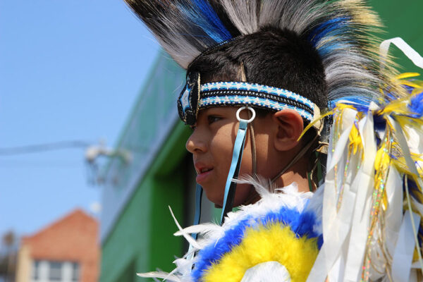 an image of a boy in a yellow headdress