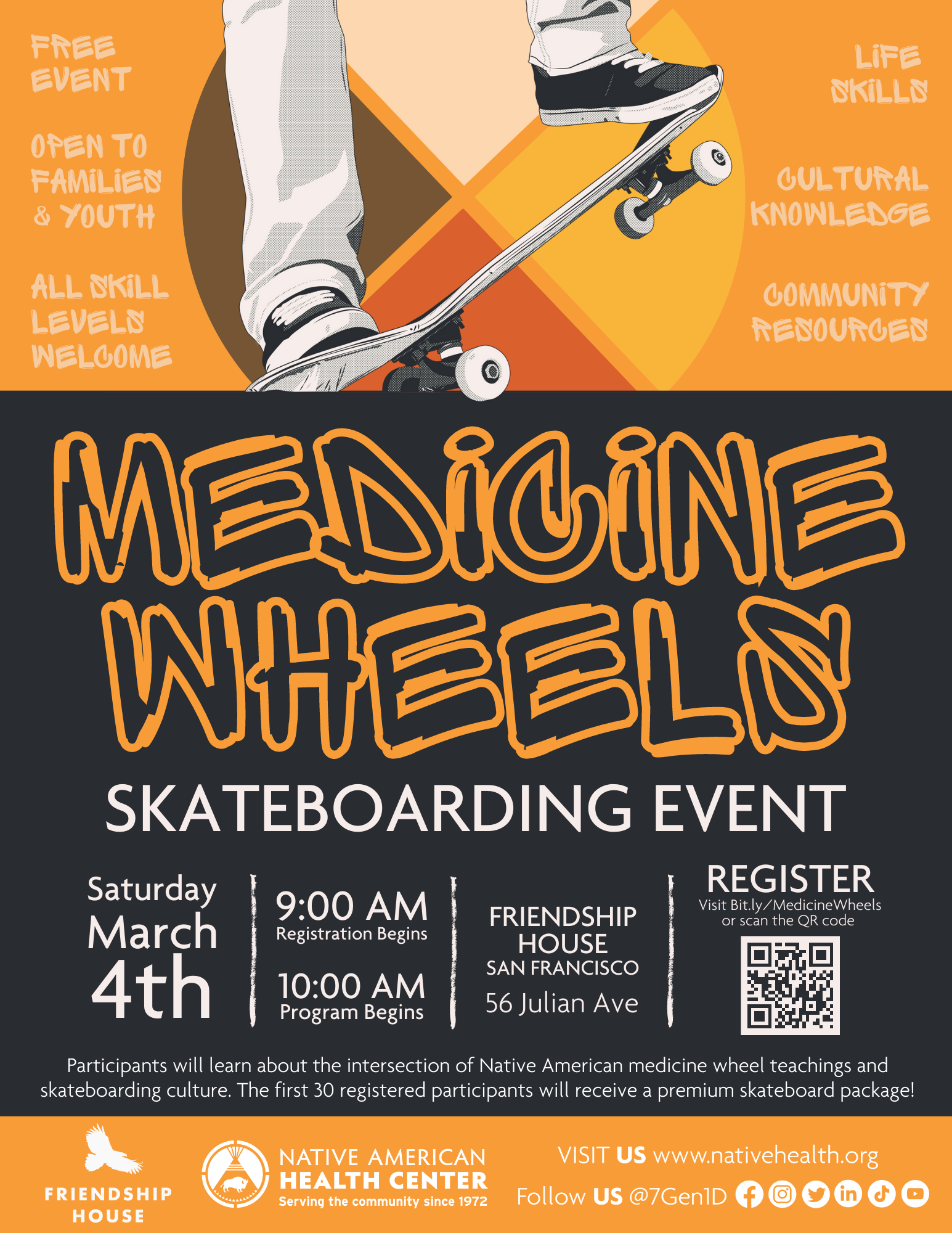 Medicine Wheels Skateboarding Event_FLyer