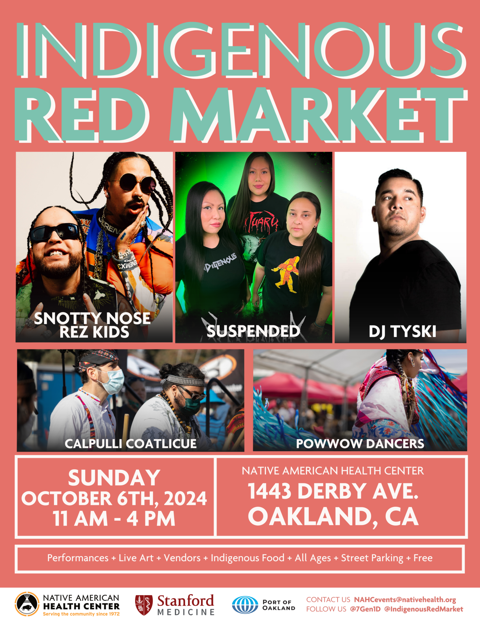 October 6 Indigenous Red Market flyer